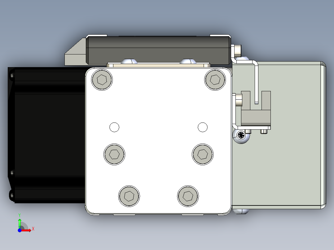 同步带滑台-欧规BC6H-L60-S1400-R-ZP40-D3前视图
