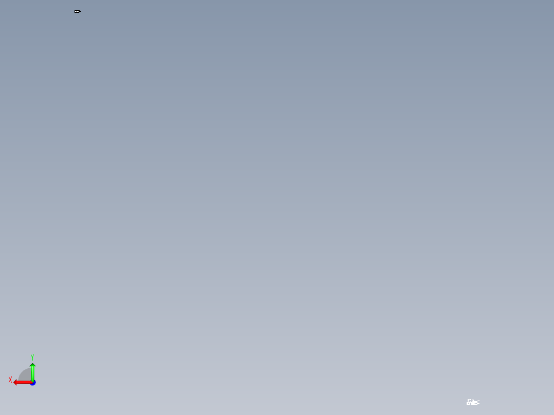 带网状高程的拖车左视图