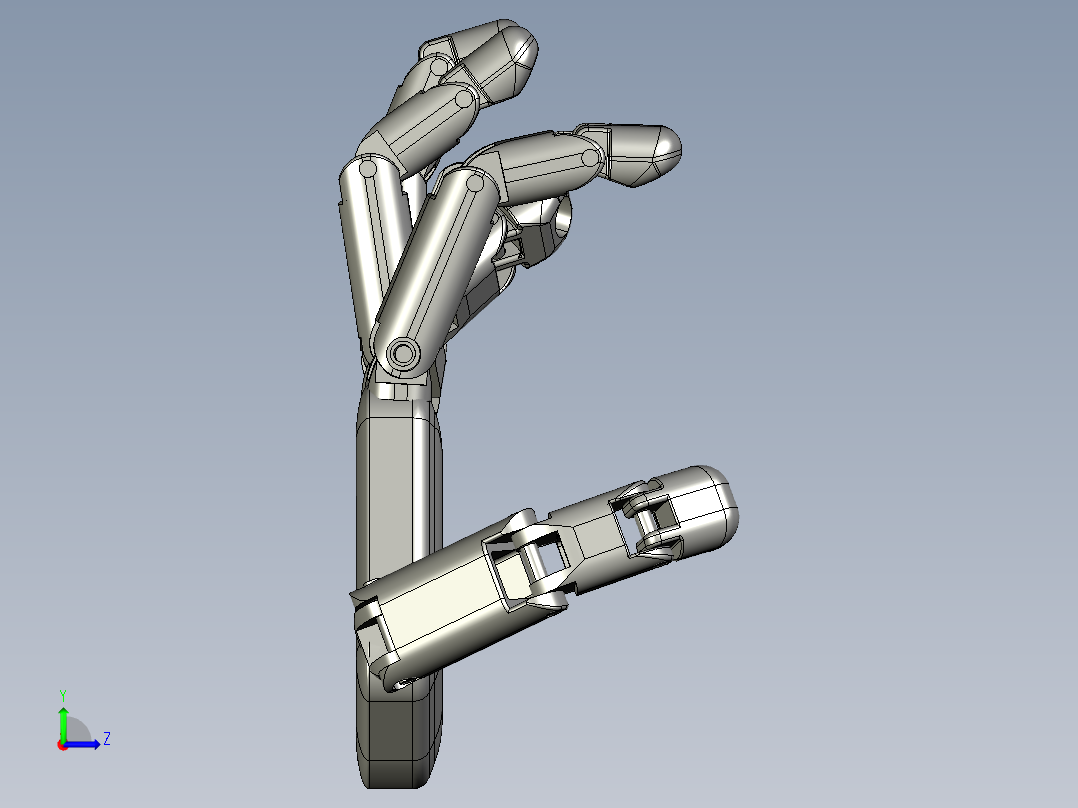 仿生机械手 (4)左视图