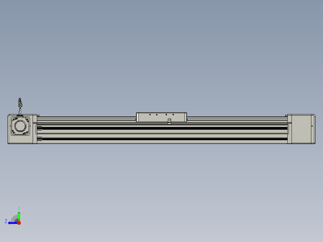 威洛博直线电机模组EB20-L224-S900-L-ZP75-MS3-5K右视图