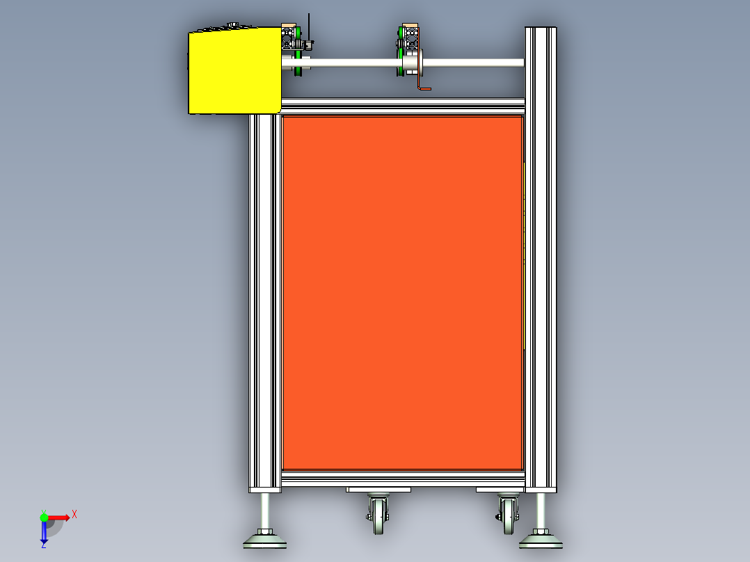 SMT输送机俯视图