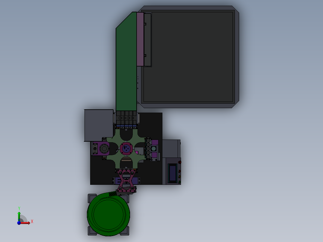 乒乓球上打孔插入塞子机sw21前视图