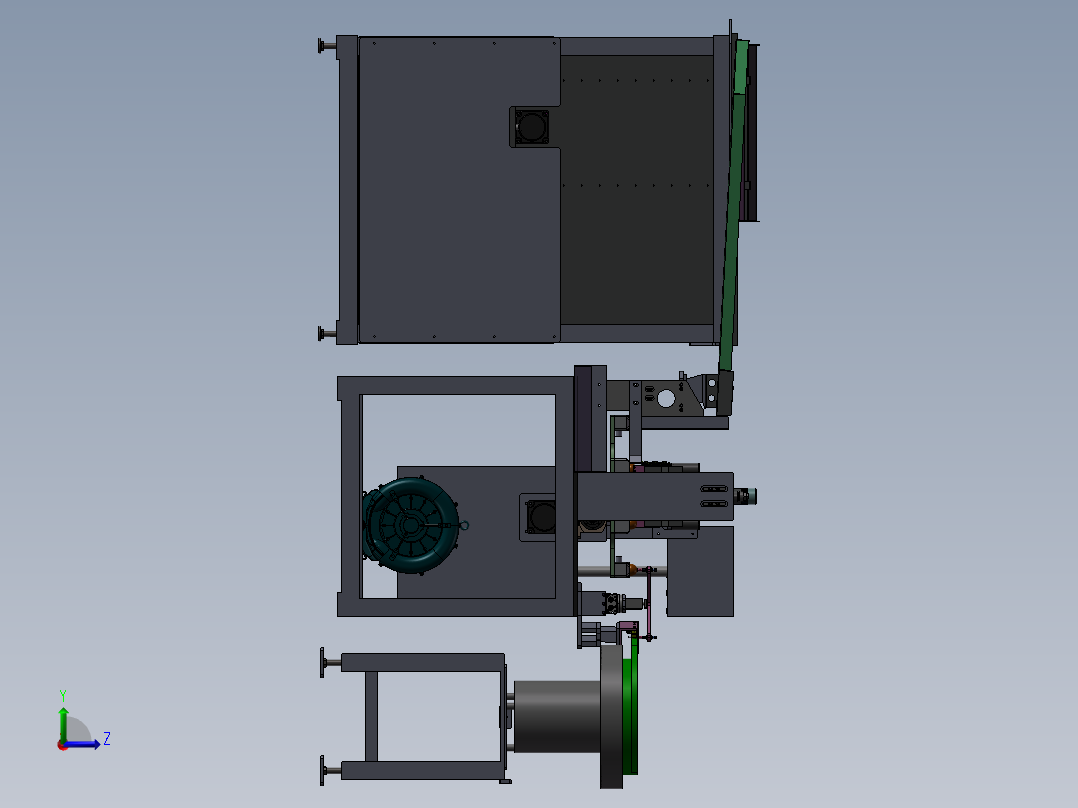 乒乓球上打孔插入塞子机sw21左视图