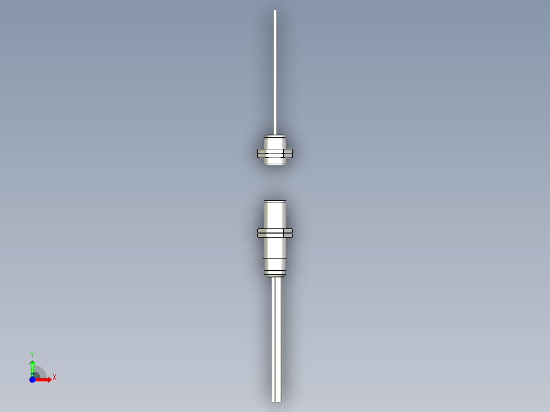 超声波传感器USDB2060_3D前视图