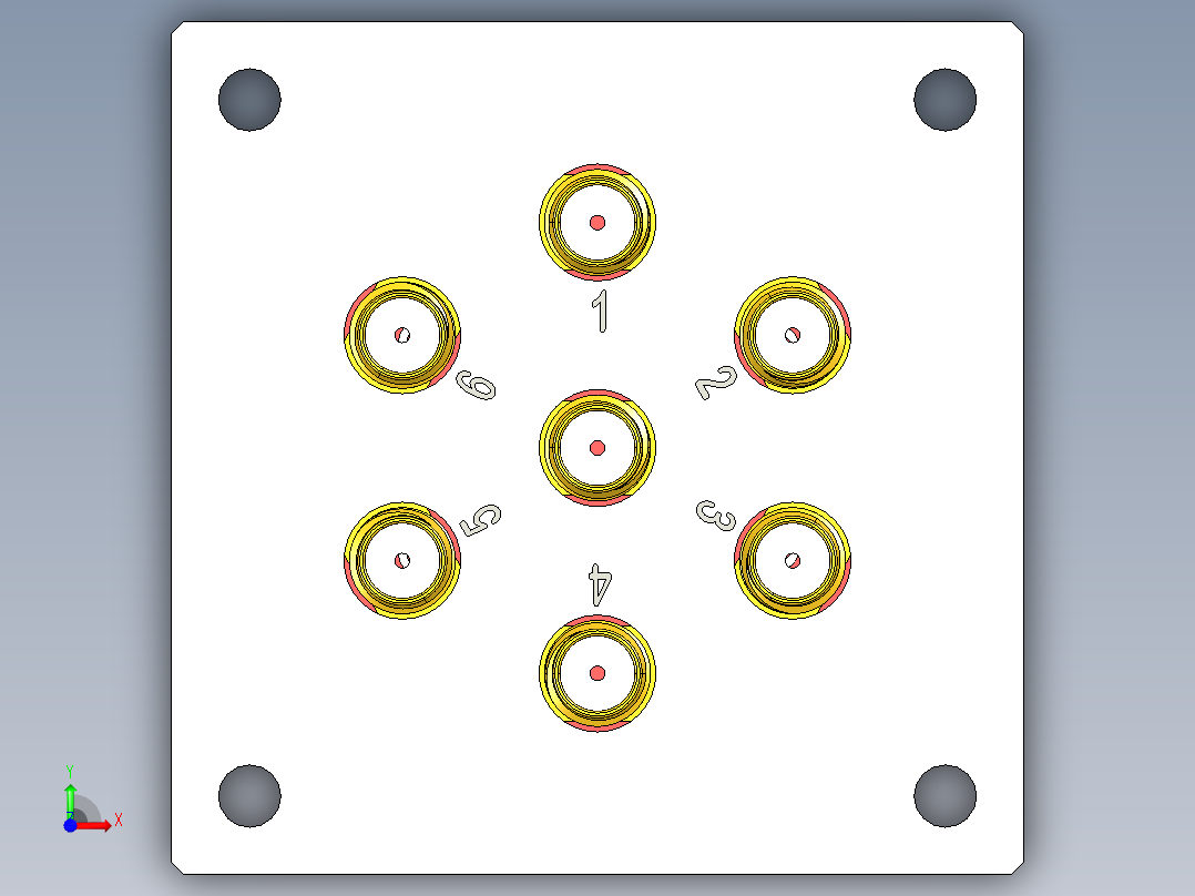 SMA接口24前视图