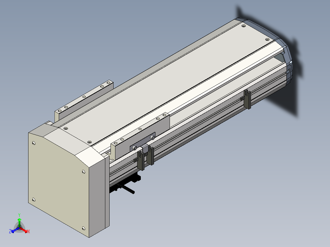 Toyo东佑达直线模组-ETH17-300-BM-M40正等轴测图
