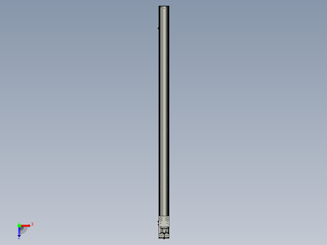 东锦齿条传动DH136G-S2750-BU-减速机+P400W俯视图
