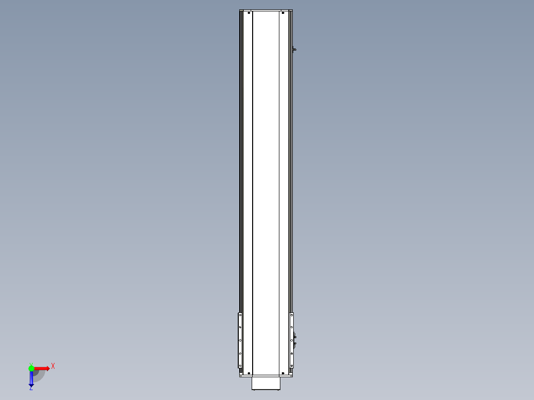 Toyo东佑达直线模组-ETH22-1200-BM-750W俯视图
