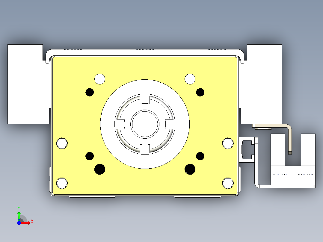 模组MK6010C-500A1-F0CS2.IGS前视图