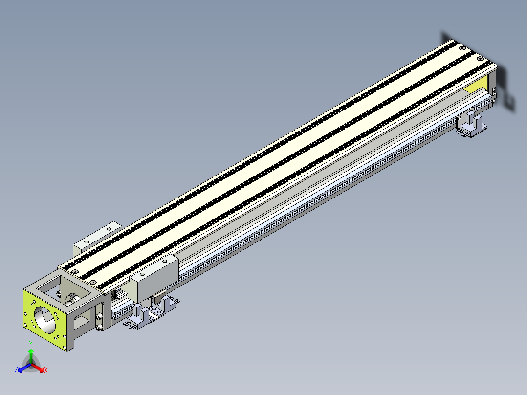 模组MK6010C-500A1-F0CS2.IGS正等轴测图