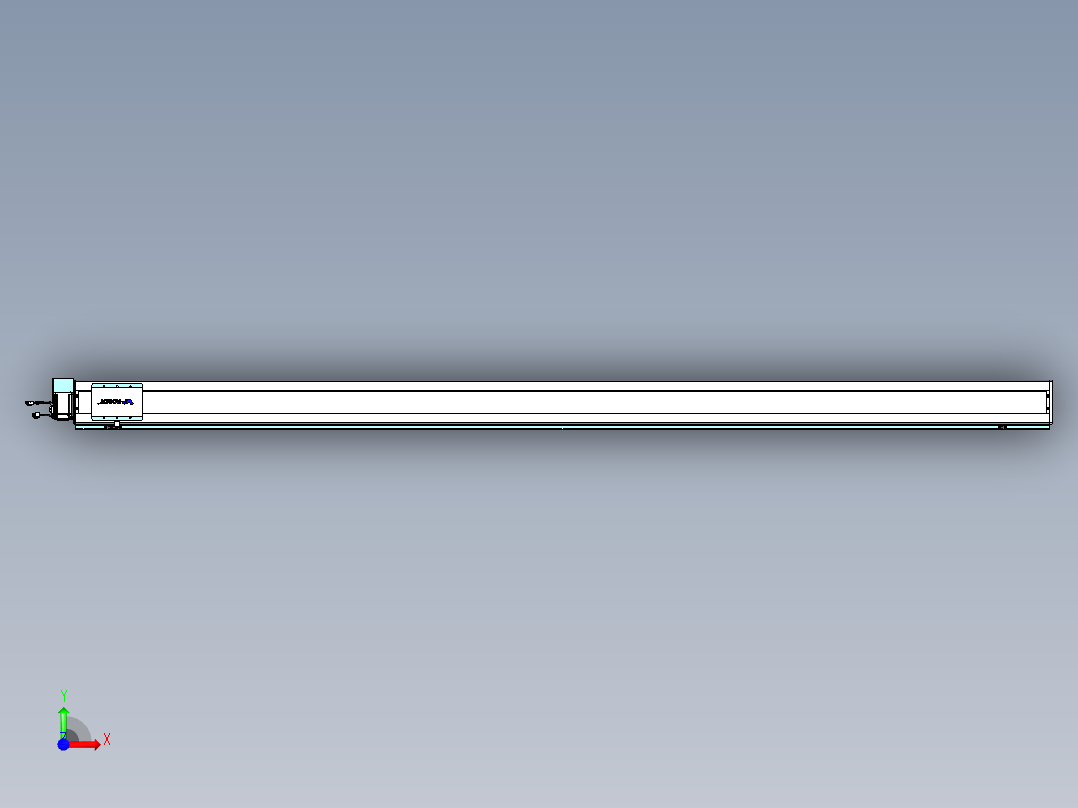 威洛博VBC同步带传动一无尘环境VBC14-L45-S2800-BRU-ZP40-C3前视图