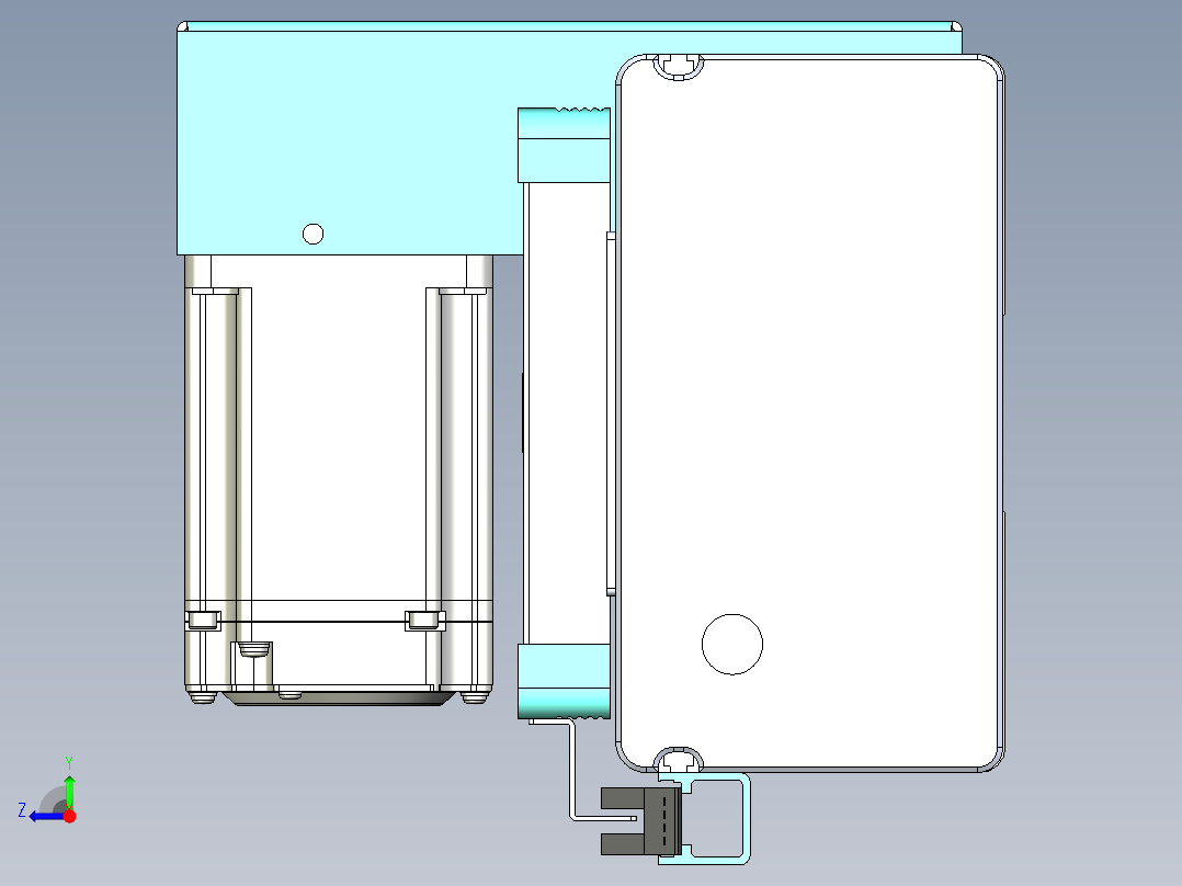 威洛博VBC同步带传动一无尘环境VBC14-L45-S2800-BRU-ZP40-C3右视图