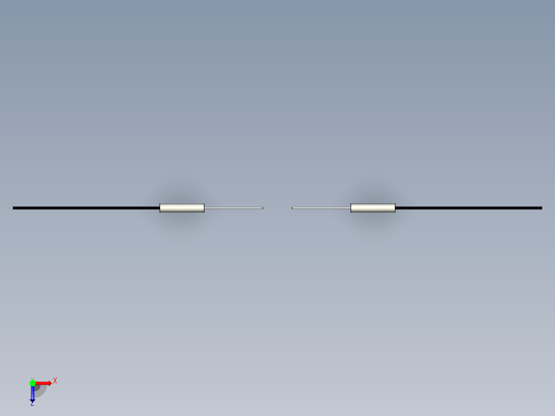 光纤元件对射型FT-D311Q-S俯视图