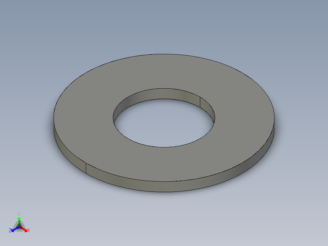 基恩士FS-L51_washer_kc图纸模型主视图