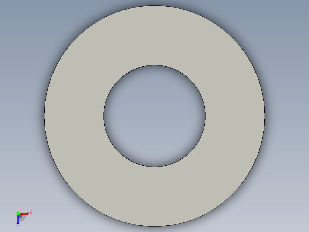 基恩士FS-L51_washer_kc图纸模型俯视图