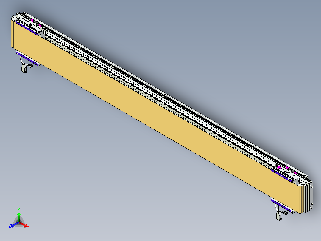 威洛博VL系列直线电机模组-2VL17E2-S1650主视图