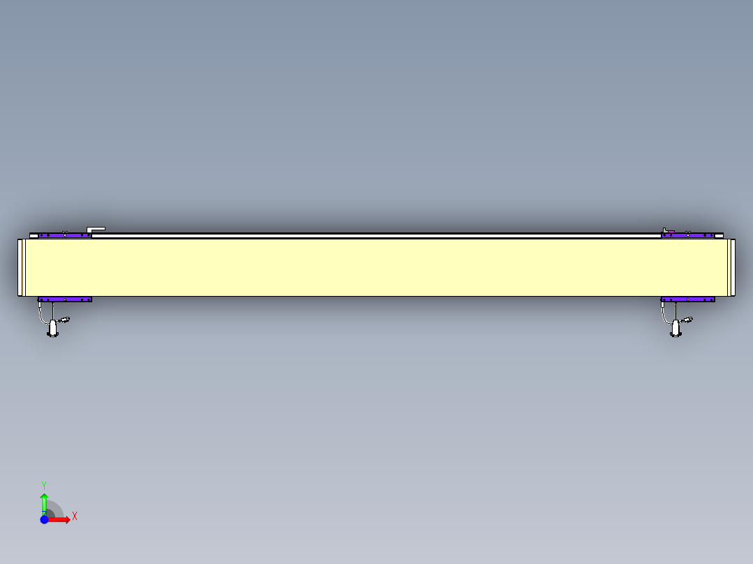 威洛博VL系列直线电机模组-2VL17E2-S1650前视图