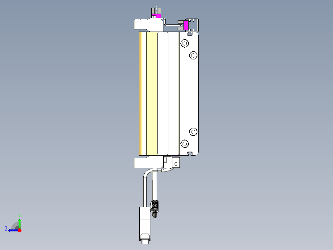 威洛博VL系列直线电机模组-2VL17E2-S1650右视图