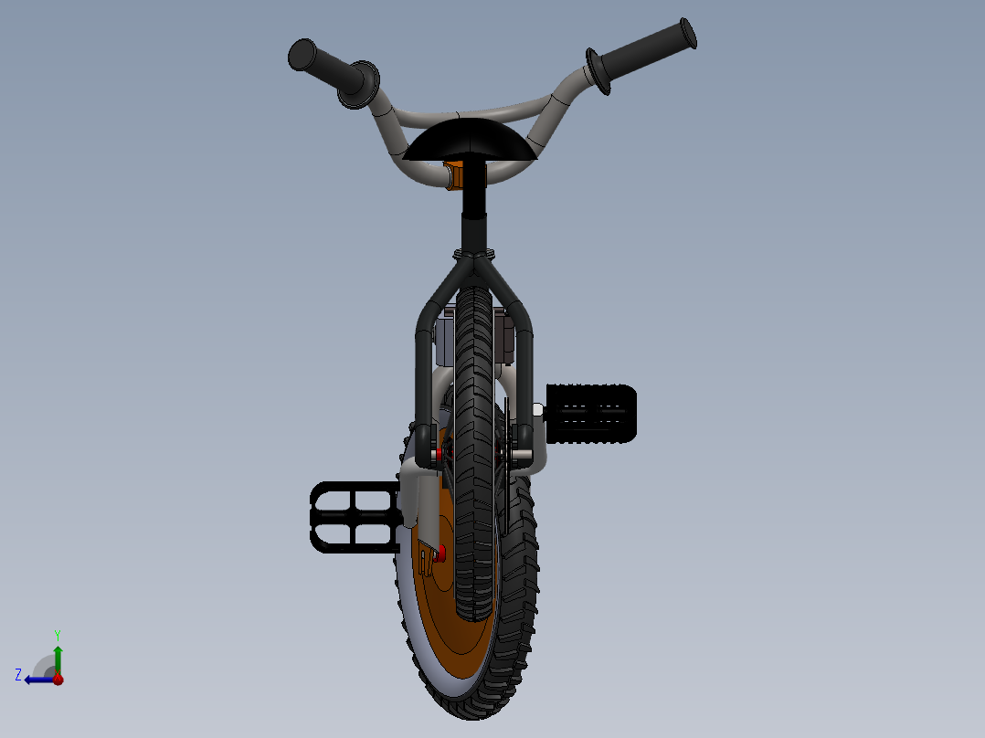 电动自行车 摩托车 (12)右视图