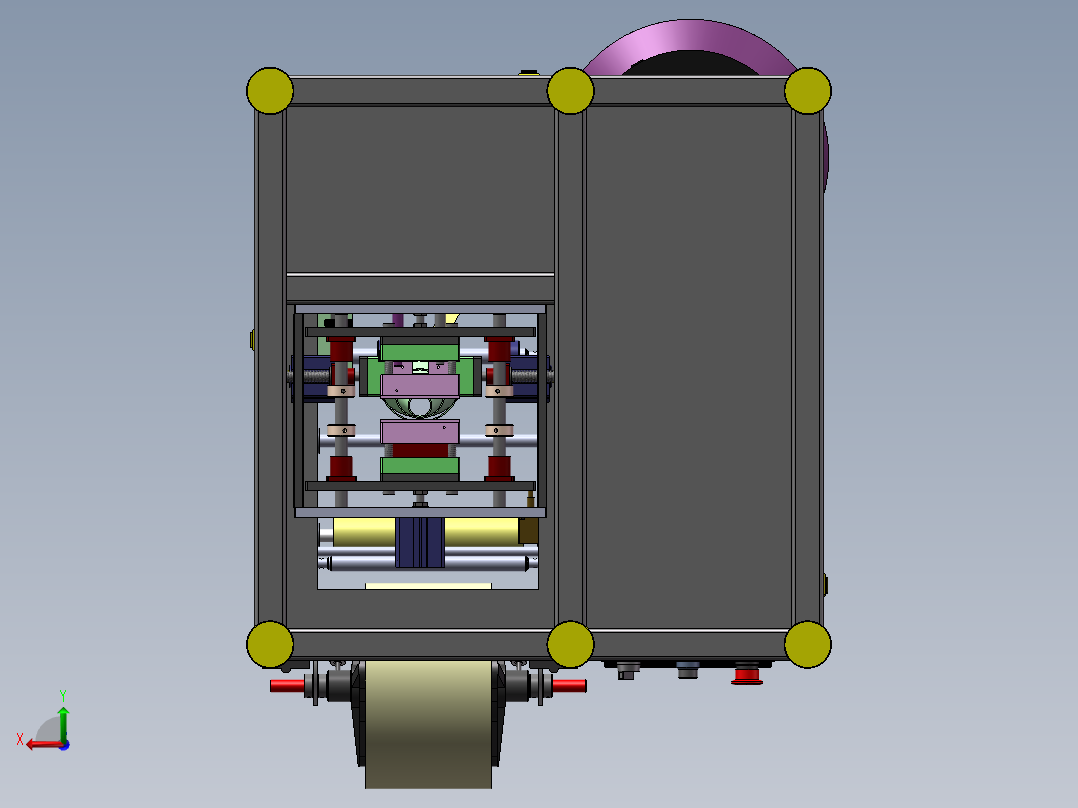五金件包装机（每分钟80包）sw18可编辑后视图