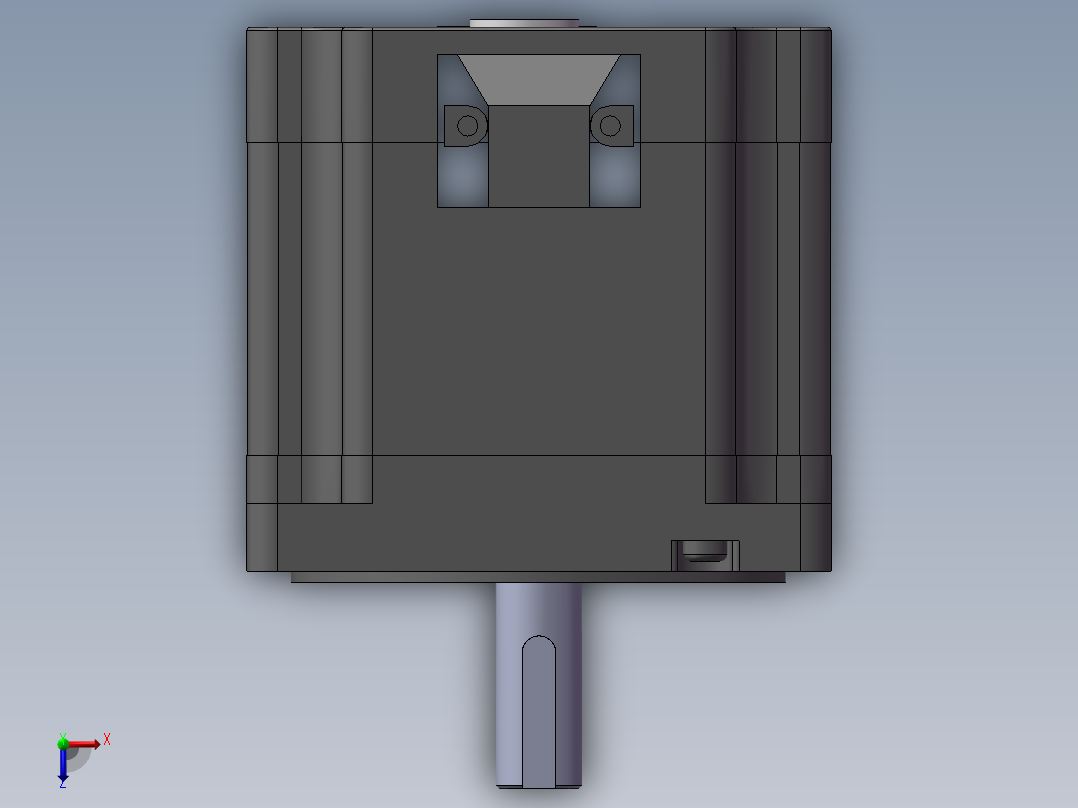 雷赛步进电机86CM45俯视图