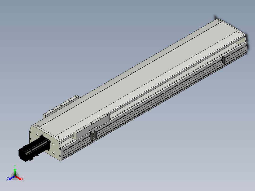 Toyo东佑达直线模组-ETH22-900-BC-400W+煞車正等轴测图