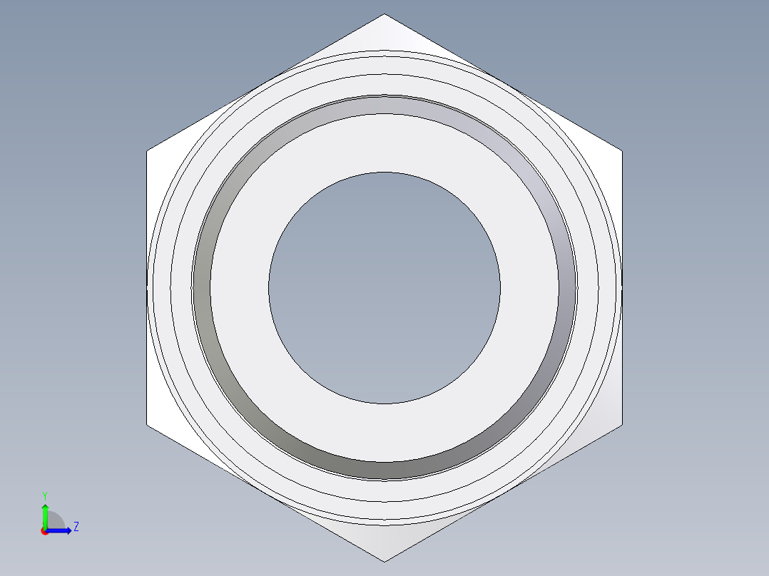 卡套式工业通用硬管接头EO_Male_Stud_connector_GE25SMEDOMDCF左视图