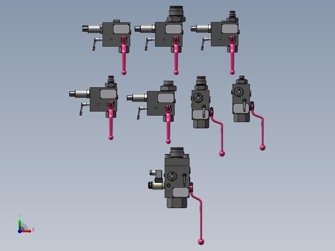 8款SAF10E 液压蓄电池前视图