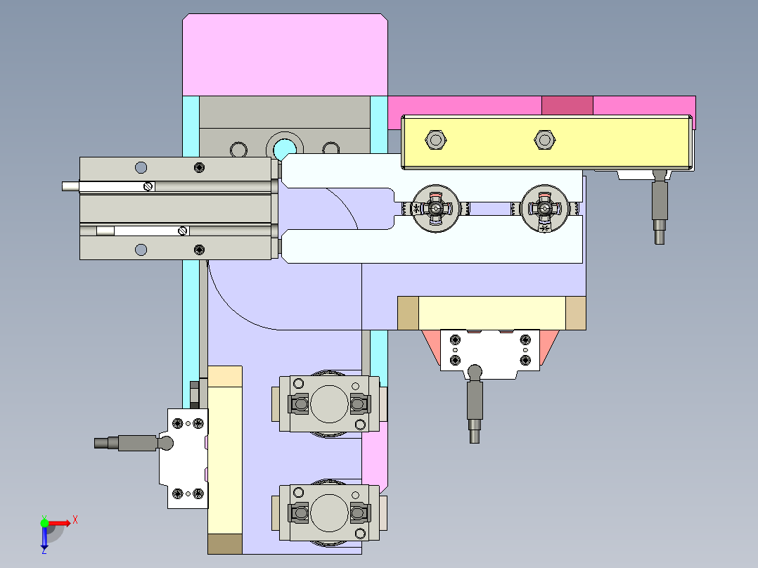 小件产品上料机pro5.0.zip俯视图