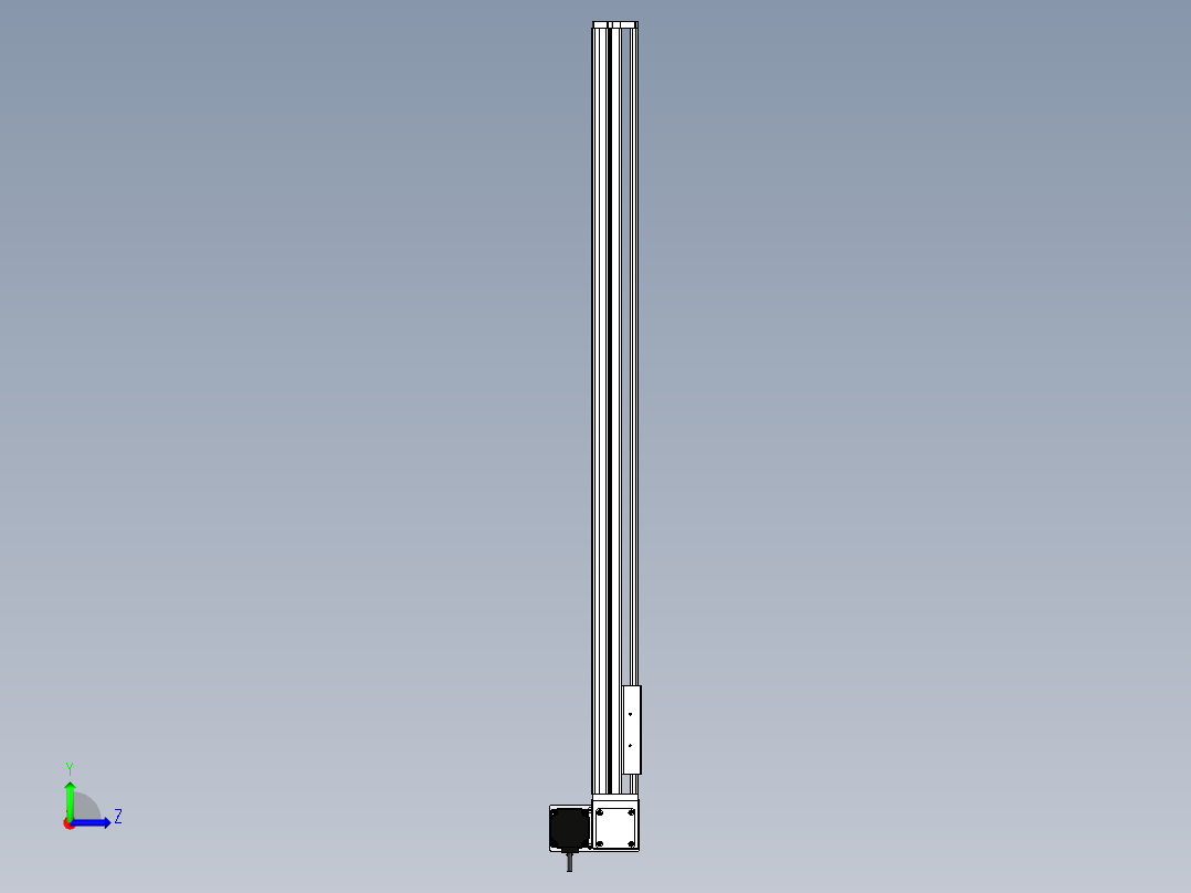 Toyo东佑达直线模组-ETB14-RD-950左视图