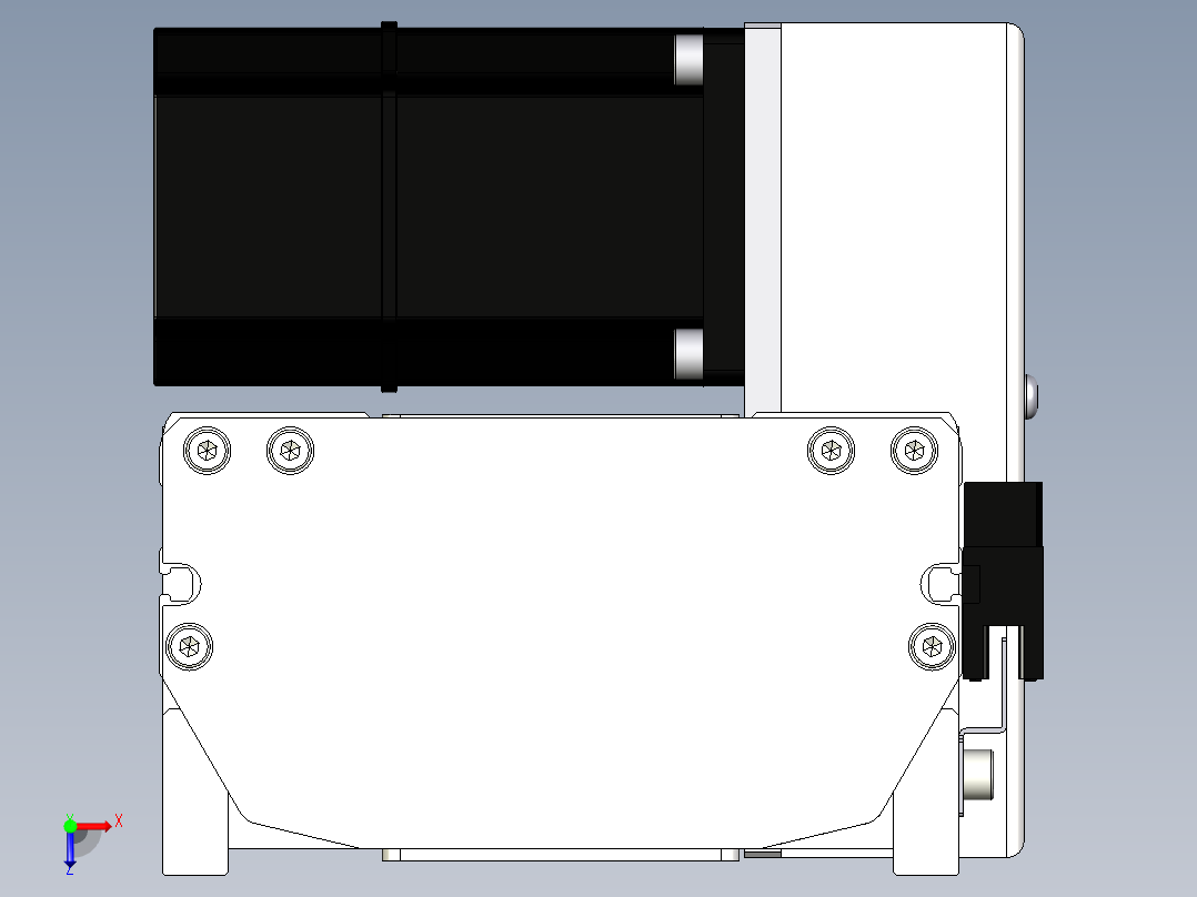 Toyo东佑达直线模组-ETB14-RD-950俯视图