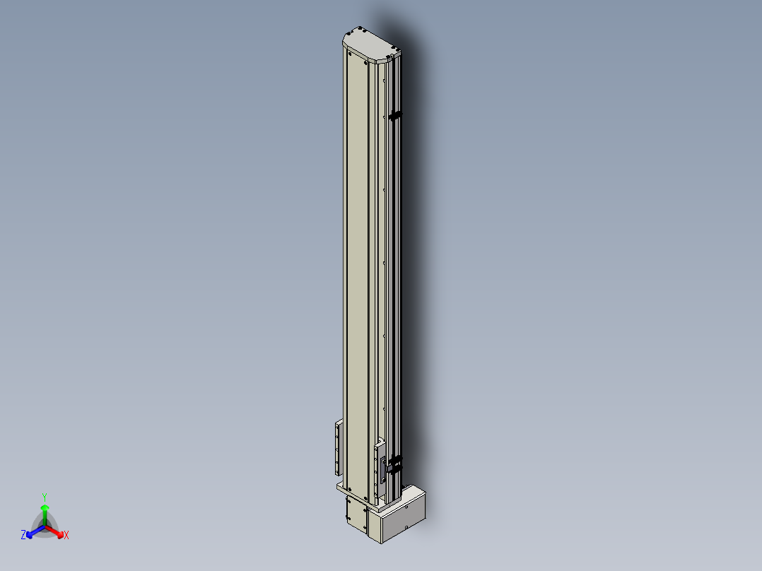 Toyo东佑达直线模组-ETB14-RD-950正等轴测图