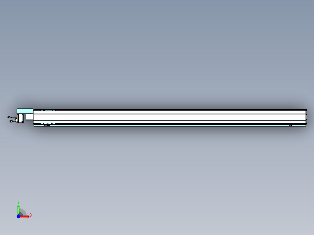 威洛博VBF同步带传动一般环境VBF14-L45-S2250-BR-ZP40-C3前视图