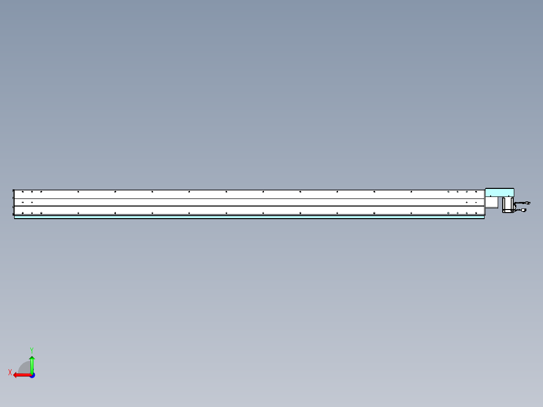 威洛博VBF同步带传动一般环境VBF14-L45-S2250-BR-ZP40-C3后视图