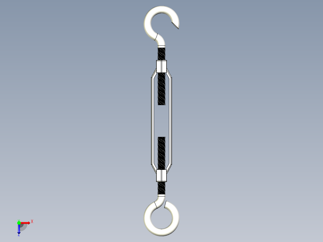 螺丝扣调节器俯视图