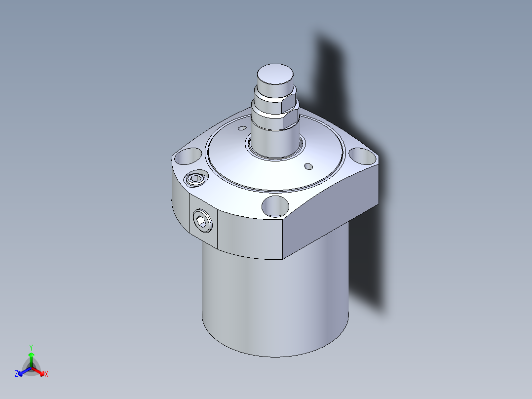 KOSMEKLC0752-GxM-E多系列多零件图纸模型主视图