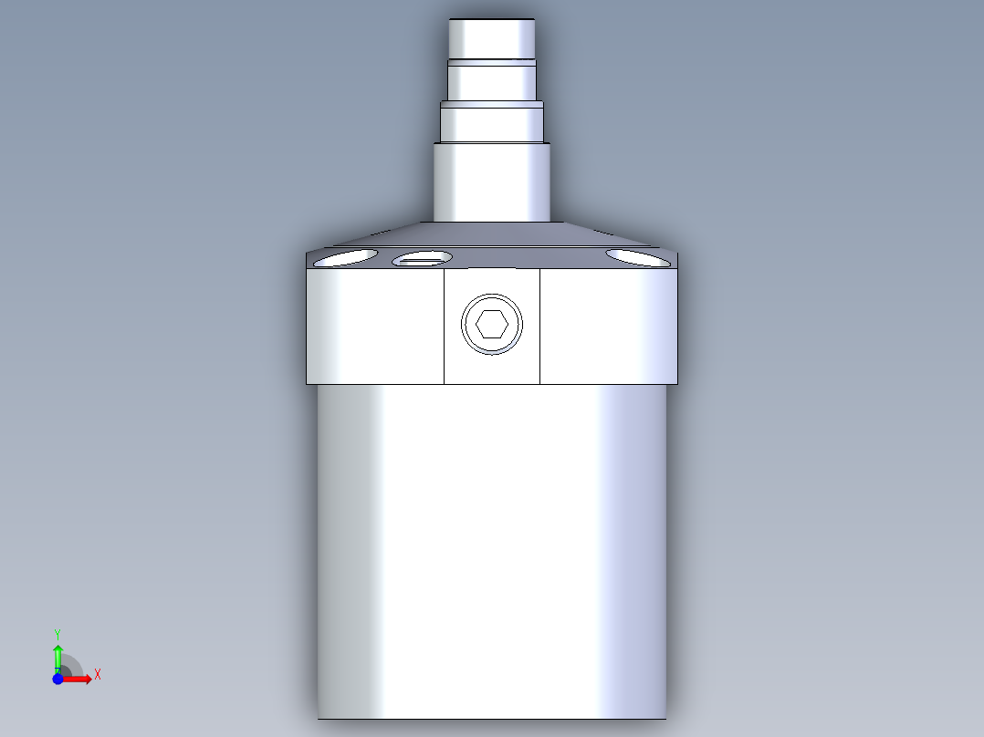 KOSMEKLC0752-GxM-E多系列多零件图纸模型前视图