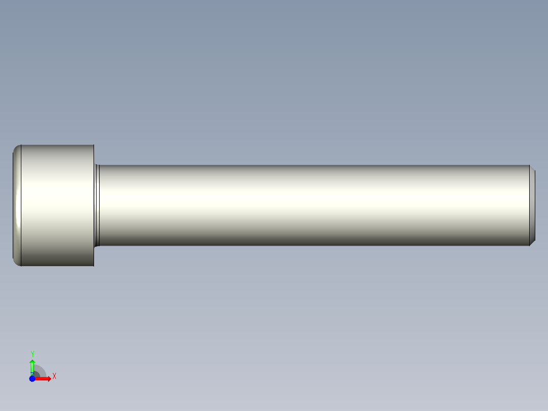 螺钉-DIN_912-M22x120.stp前视图