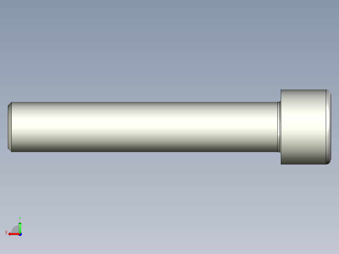 螺钉-DIN_912-M22x120.stp后视图