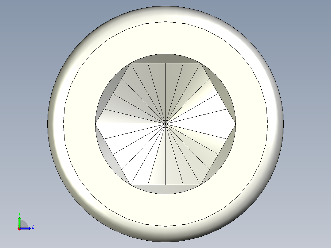 螺钉-DIN_912-M22x120.stp左视图