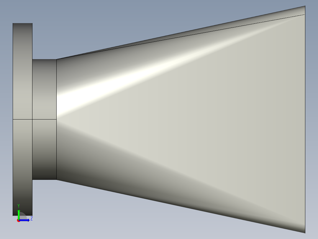 鸭嘴止回阀左视图