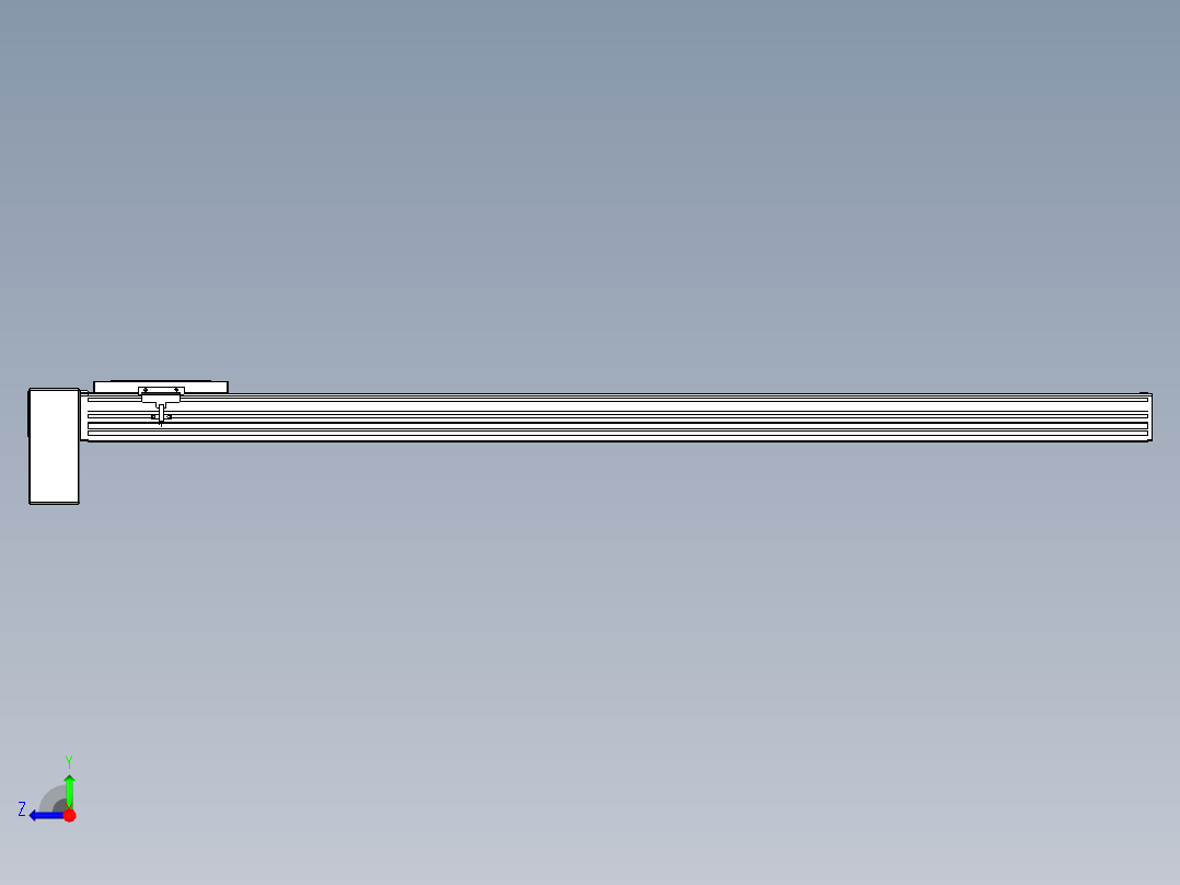 同步带全封闭直线模组TPA-HCB-120D-90-L1150-RP-C-P40-N3右视图