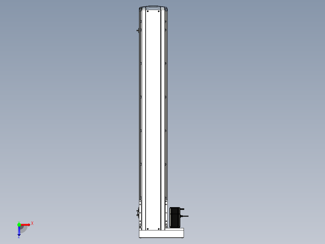 Toyo东佑达直线模组-ETH17-1100-BL-M40俯视图