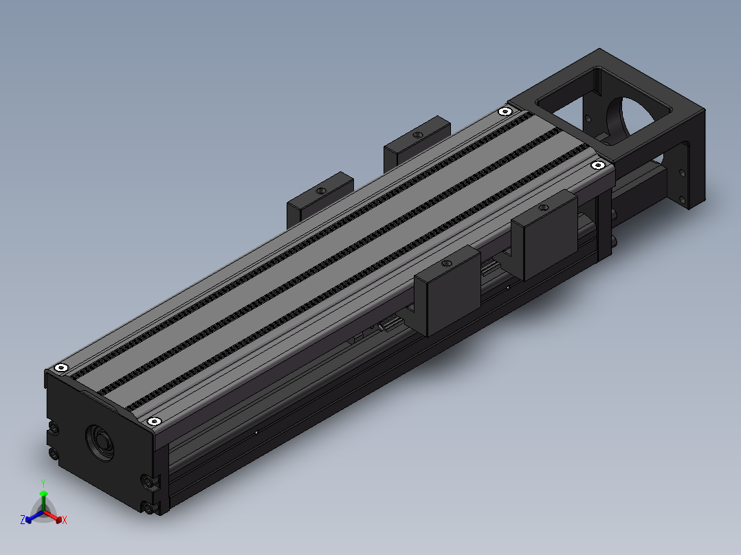 模组MK86-S2-F0C正等轴测图