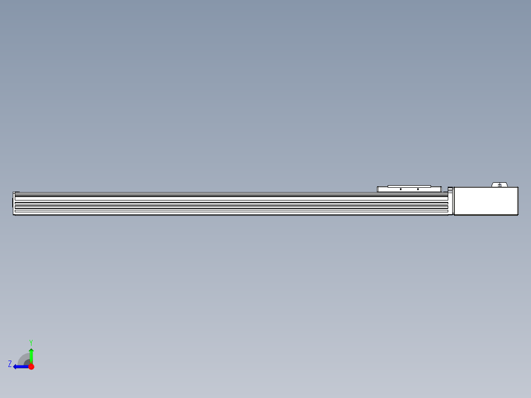 同步带全封闭直线模组TPA-HCB-110D-90-L800-ML-C-P40-N3右视图