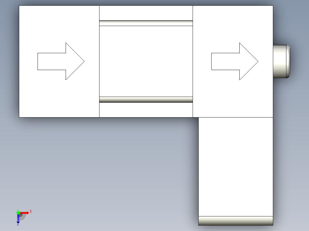 槽型光电传感器LU-R24俯视图