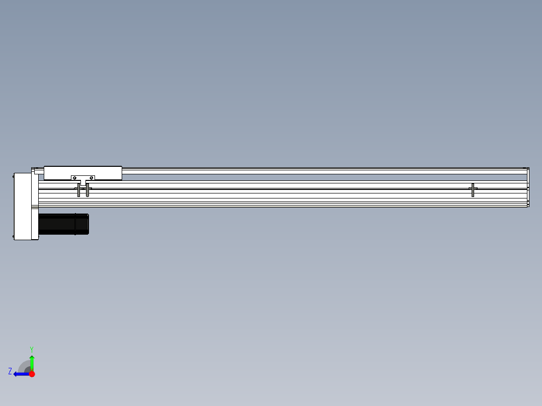 Toyo东佑达直线模组-ETH22-1150-BM-400W+煞車右视图