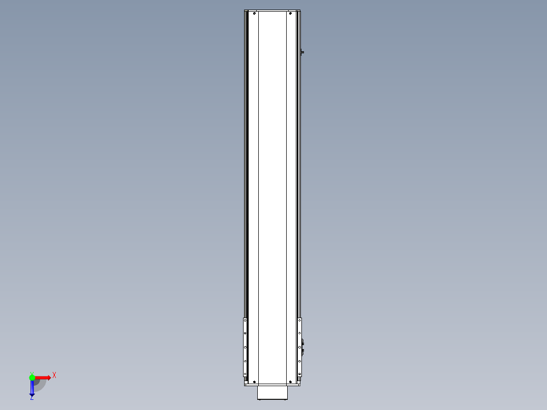 Toyo东佑达直线模组-ETH22-1150-BM-400W+煞車俯视图