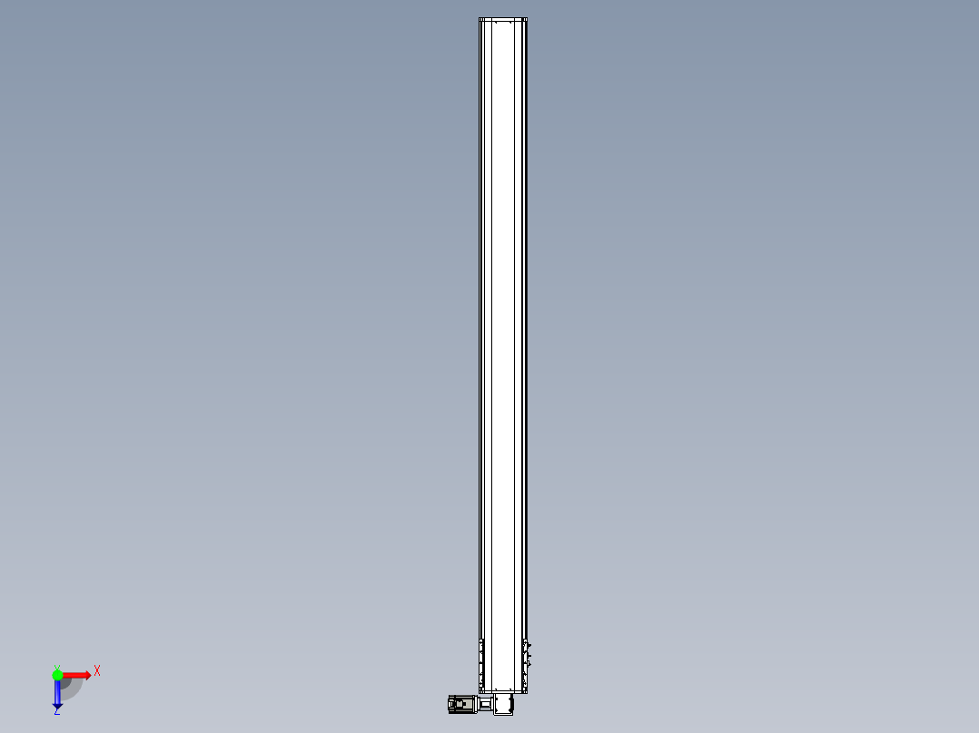 东锦同步带传动-直线滑台模组DH210B-L150-S2600-BL-P750W-C3.STEP俯视图