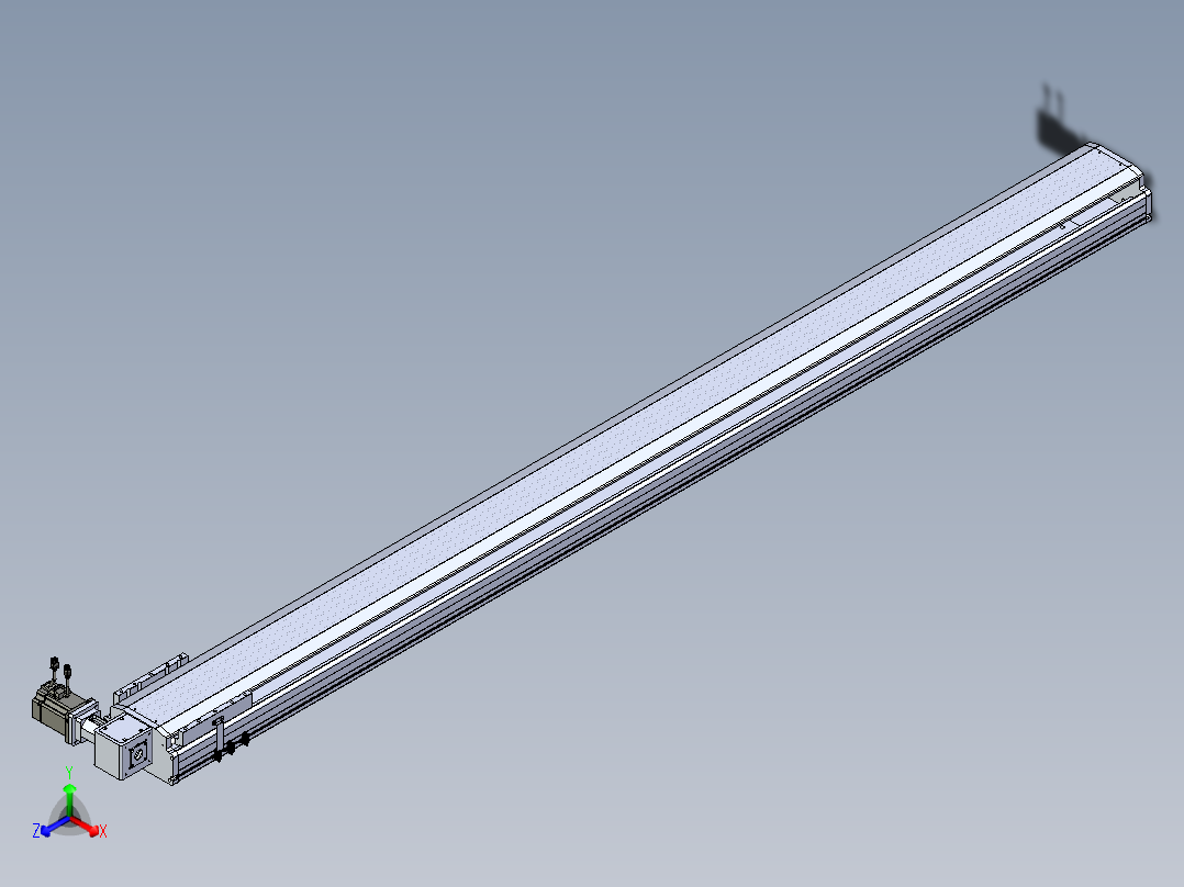 东锦同步带传动-直线滑台模组DH210B-L150-S2600-BL-P750W-C3.STEP正等轴测图